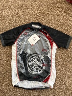 Primal Cycling Men's Jersey Countdown Sport Cut Raglan Jersey Size Small NWT